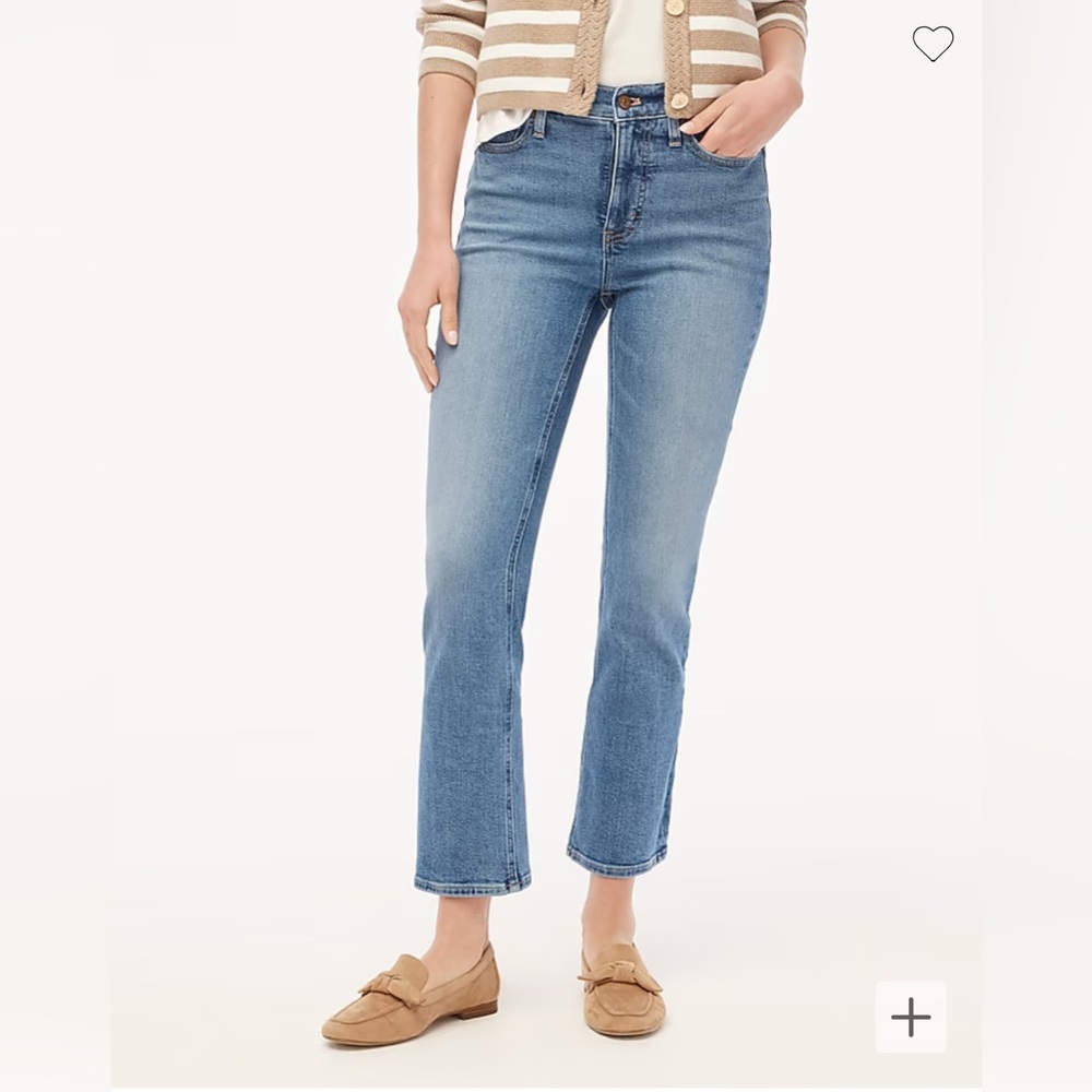 J.Crew, 9” Demi Boot Crop, Color RWA, Size 32